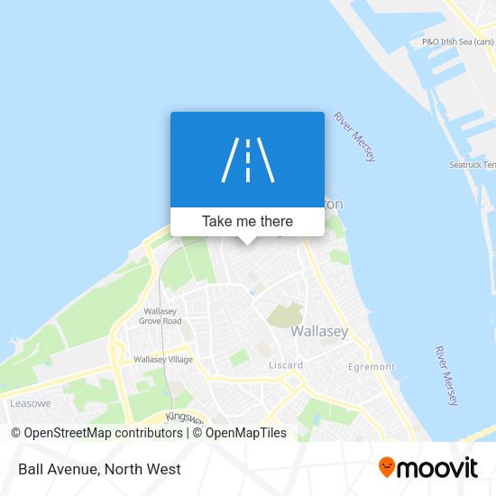 Ball Avenue map