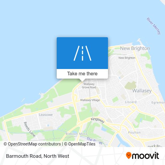 Barmouth Road map