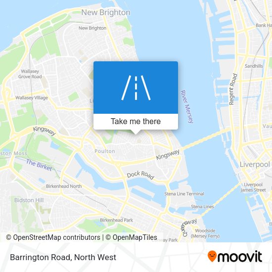 Barrington Road map
