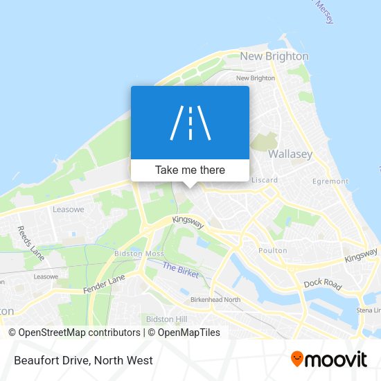 Beaufort Drive map