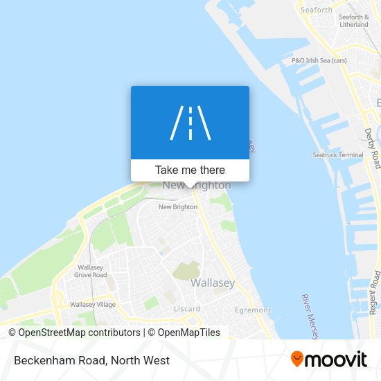 Beckenham Road map