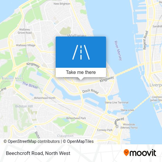 Beechcroft Road map
