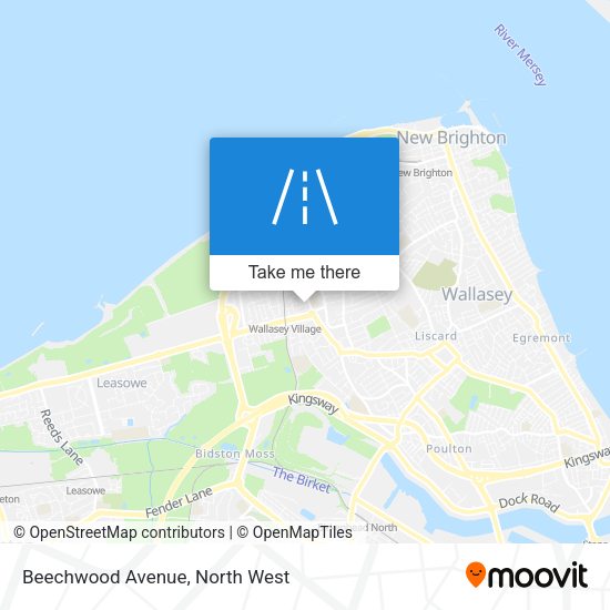 Beechwood Avenue map