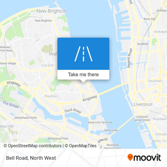 Bell Road map