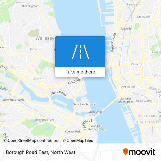 Borough Road East map