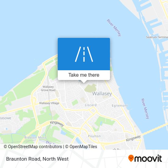 Braunton Road map