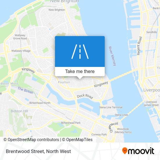 Brentwood Street map