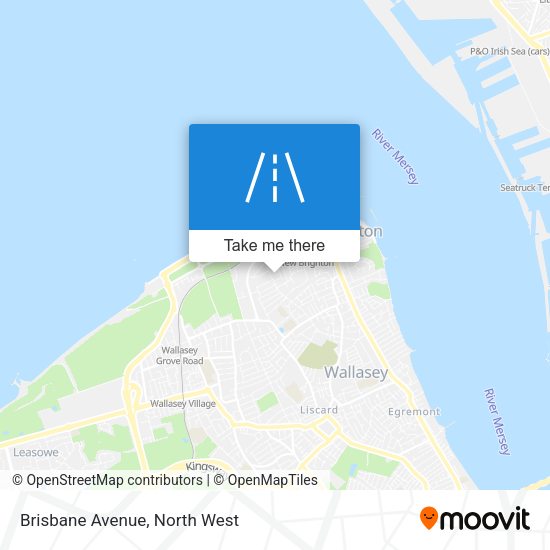 Brisbane Avenue map