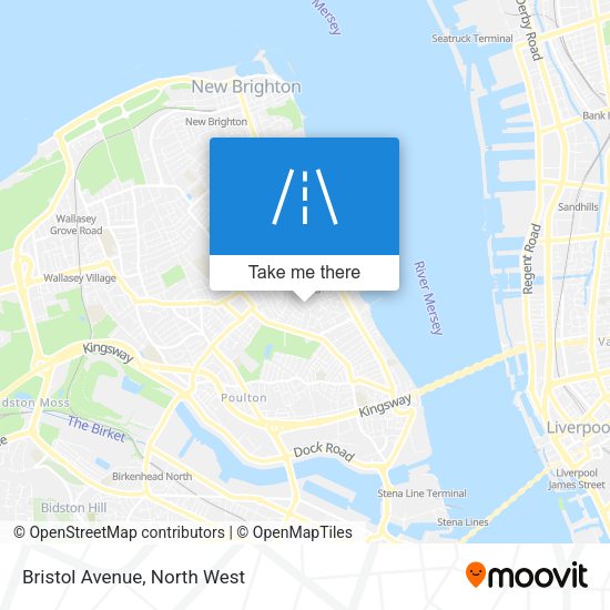 Bristol Avenue map
