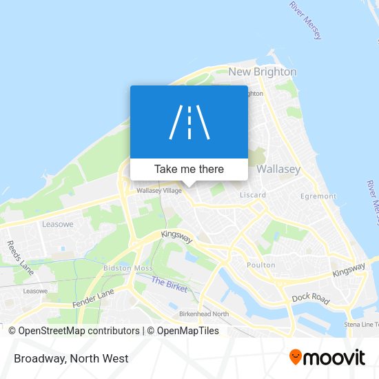 Broadway map