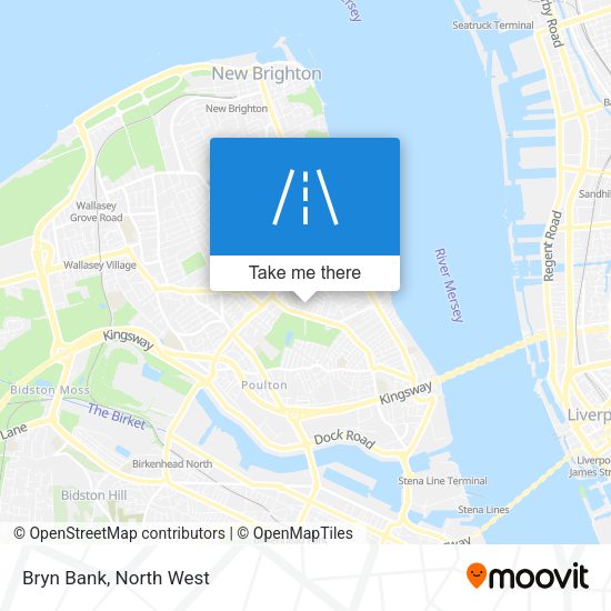 Bryn Bank map