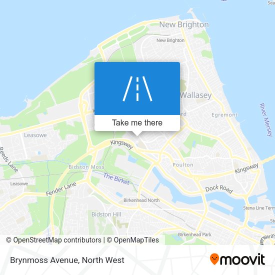 Brynmoss Avenue map