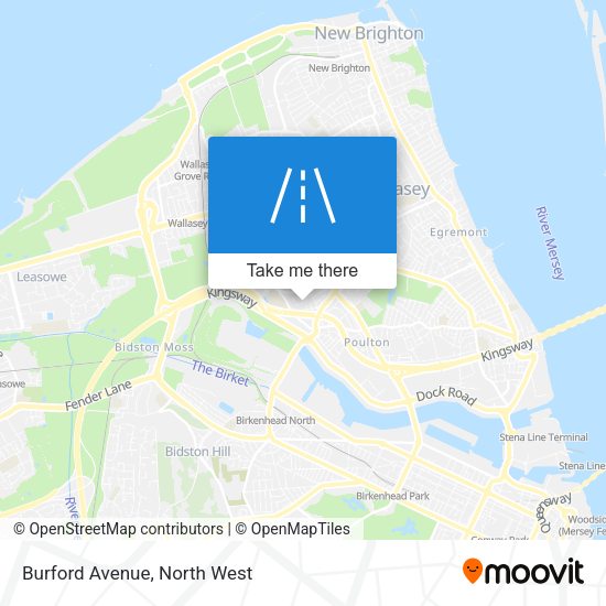 Burford Avenue map