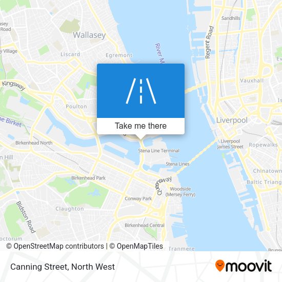 Canning Street map