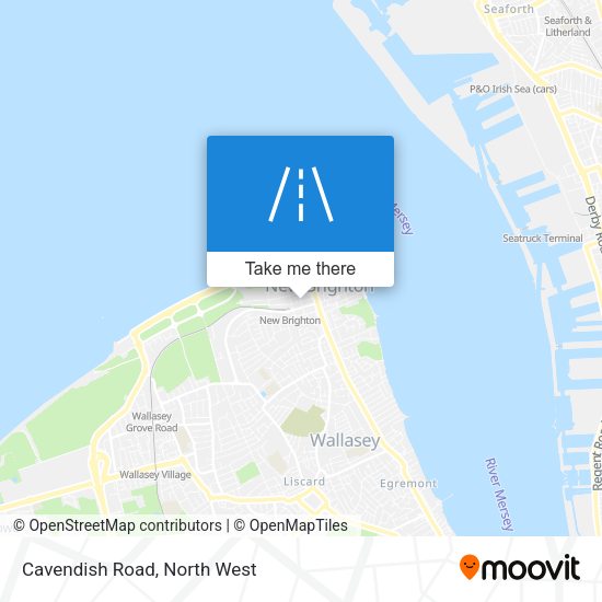 Cavendish Road map