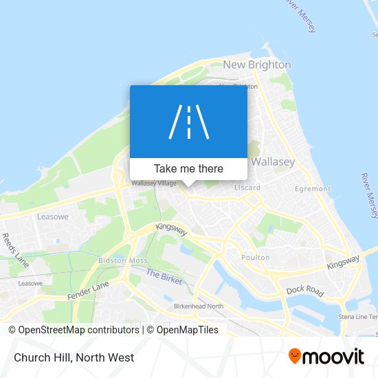 Church Hill map