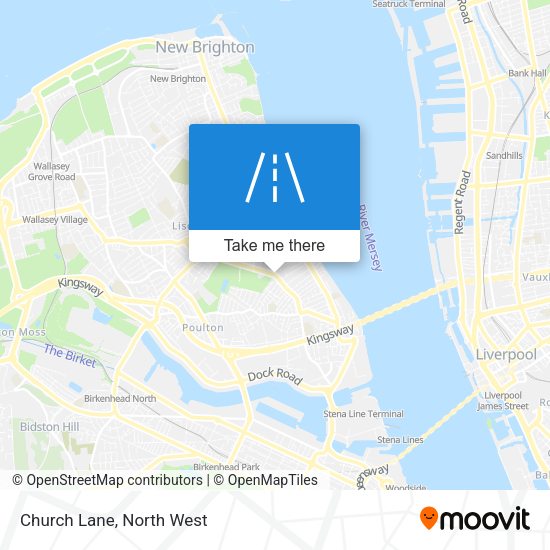 Church Lane map