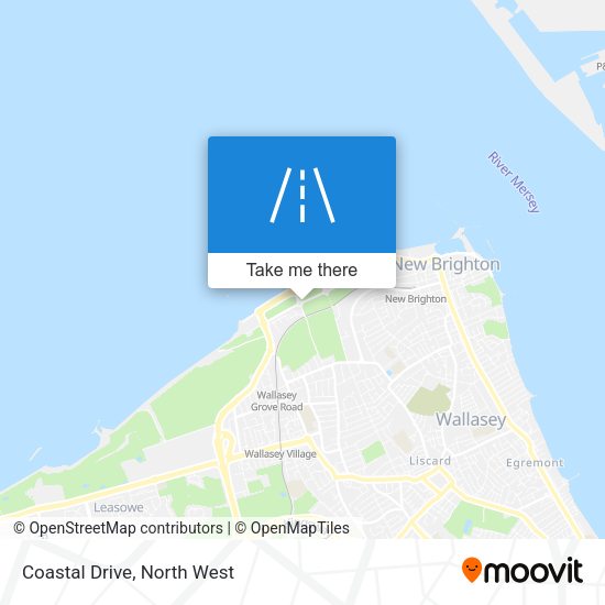 Coastal Drive map