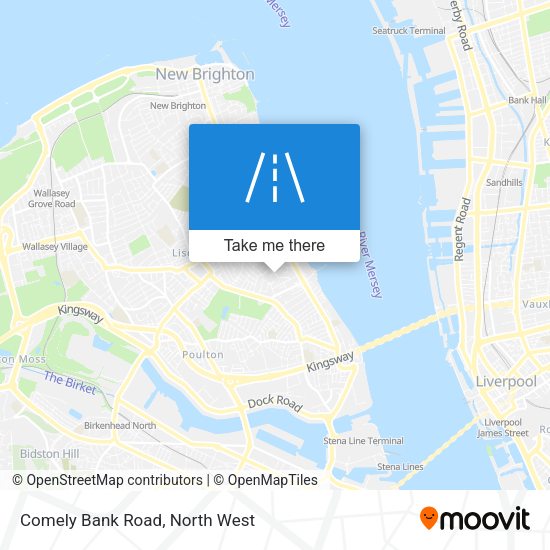 Comely Bank Road map