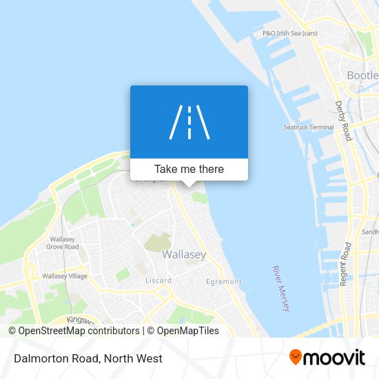Dalmorton Road map