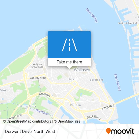 Derwent Drive map