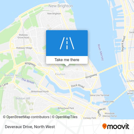 Deveraux Drive map