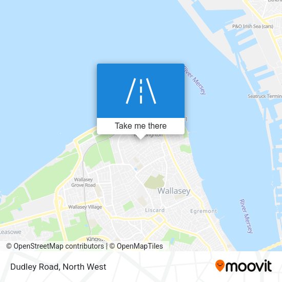 Dudley Road map