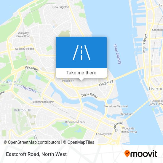 Eastcroft Road map