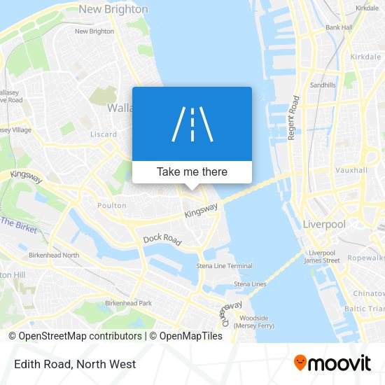 Edith Road map
