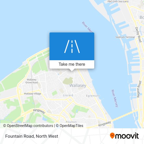 Fountain Road map