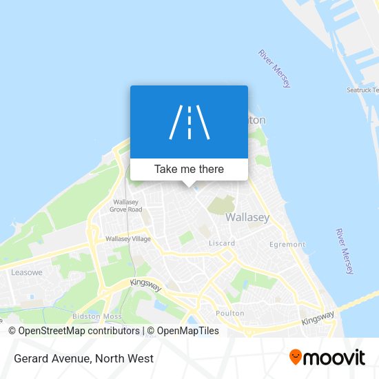 Gerard Avenue map