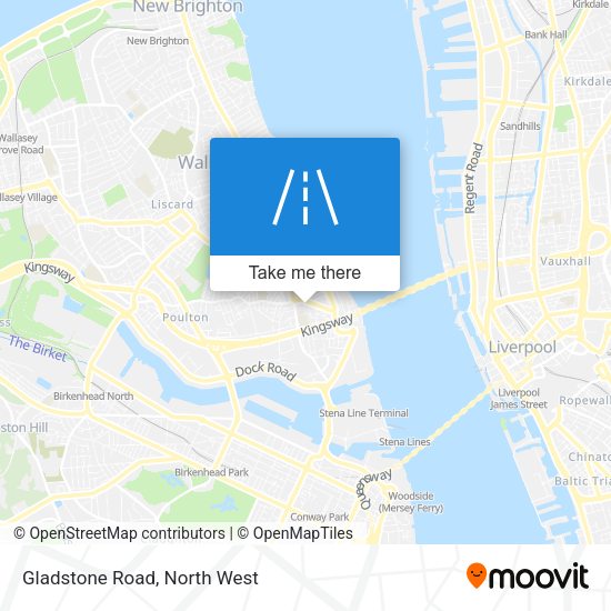 Gladstone Road map