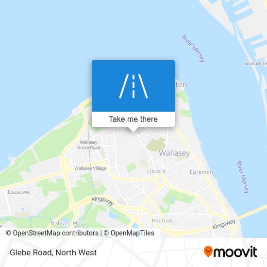 Glebe Road map