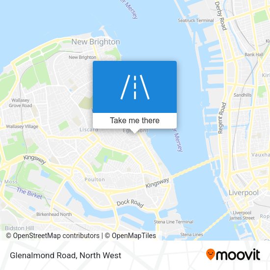 Glenalmond Road map