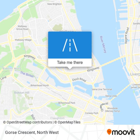 Gorse Crescent map