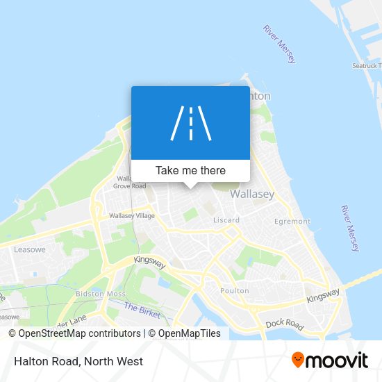 Halton Road map