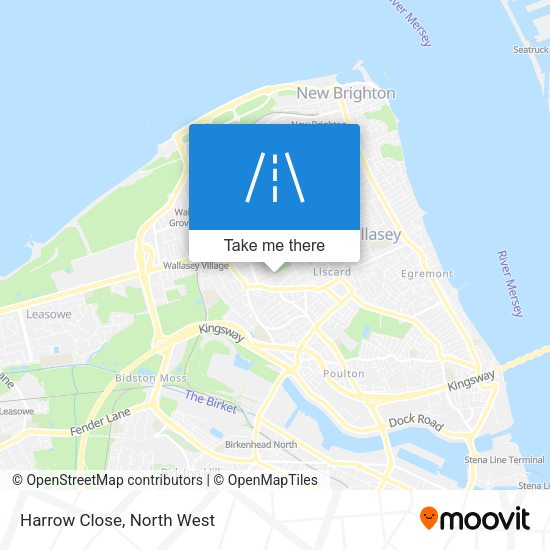 Harrow Close map