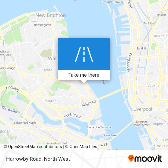 Harrowby Road map