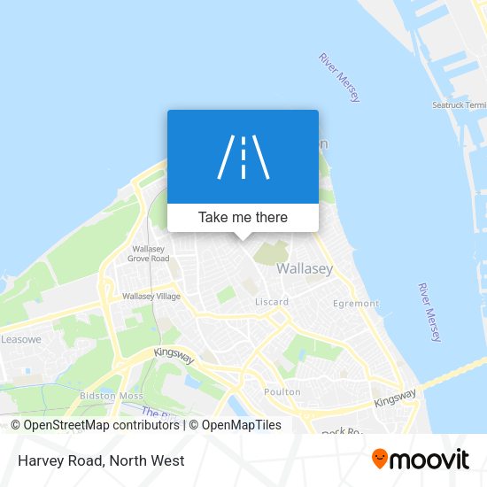 Harvey Road map