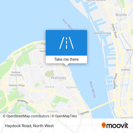 Haydock Road map