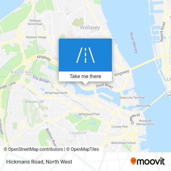 Hickmans Road map