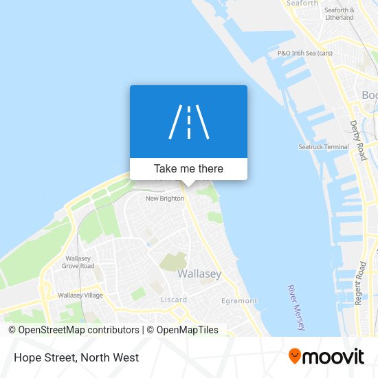 Hope Street map