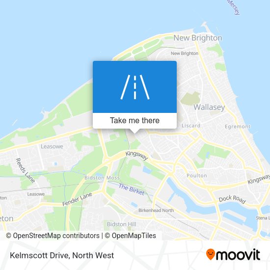 Kelmscott Drive map