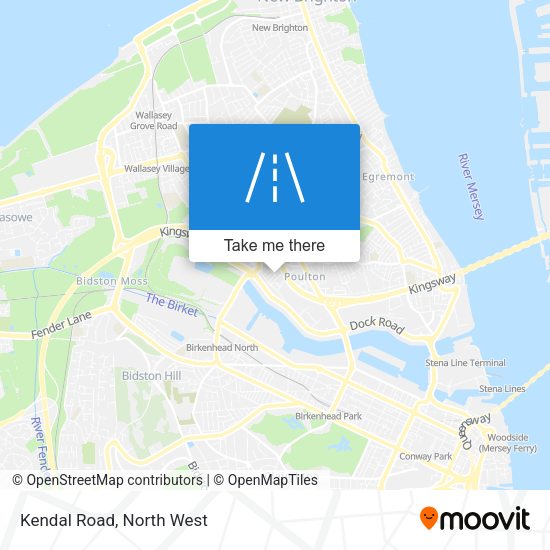 Kendal Road map
