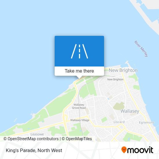 King's Parade map
