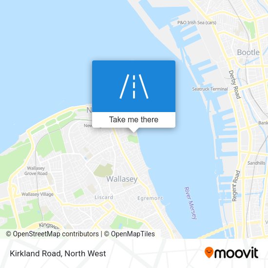 Kirkland Road map