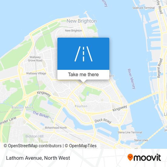 Lathom Avenue map