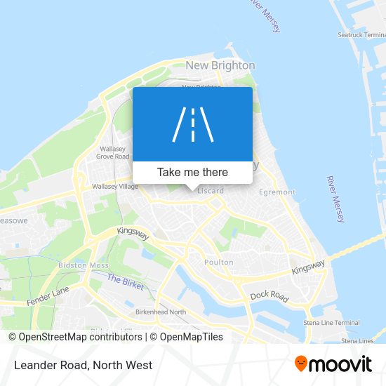 Leander Road map