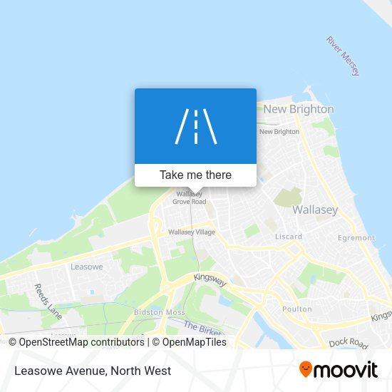 Leasowe Avenue map