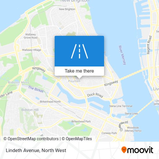 Lindeth Avenue map